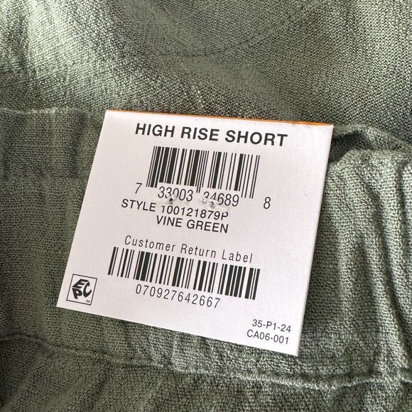 Style & Co Petite Small Pull-On Paperbag Shorts Pocket Elastic Waist Hi-Rise New - Picture 5 of 7